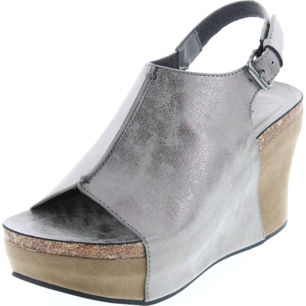 Pierre Dumas Hester-14 Pewter Womens sandals 8.5 NEW